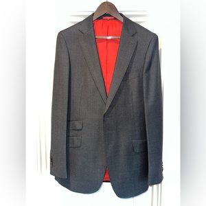 Suit Supply Bird’s Eye Sienna Suit - Charcoal